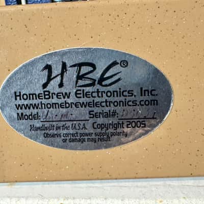 H.B.E. HomeBrew Electronics The Uno Mos  Booster ( New Old Stock) image 7