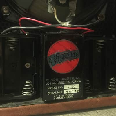 VINTAGE Pignose 7-100 Portable Amp ~ 1970s (1975/‘76) ~ Clapton/Zappa; (World’s First Portable Amp) image 6