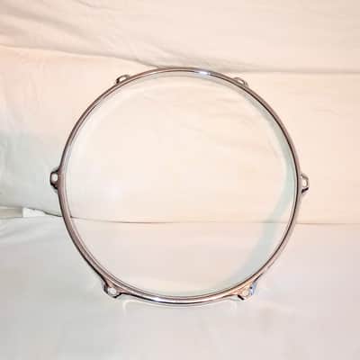 UNMARKED DRUM HOOPS SET/LOT OF 4 includes: 10"-12"-14"-16"-CHROME-FREE SHIP TO C-USA! image 2