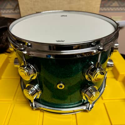 DW Collectors Maple VLT 10x7 Rack Tom 2024 - Green Glass image 4