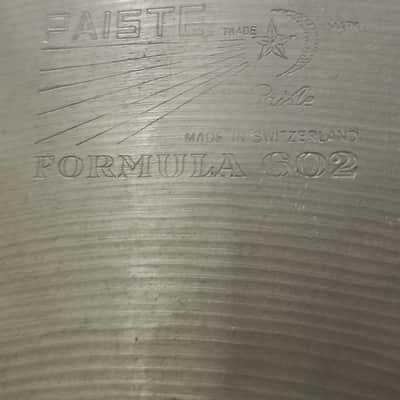 Paiste formula 602 18" Flat ride medium Flat ride 1978 - Traditional image 13