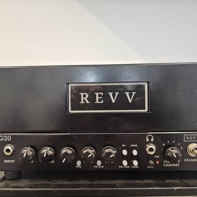 REVV G20 2-Channel 20-Watt Guitar Amp Head with Reactive Load and Virtual Cabinets 2020 - 2021 - Black image 1