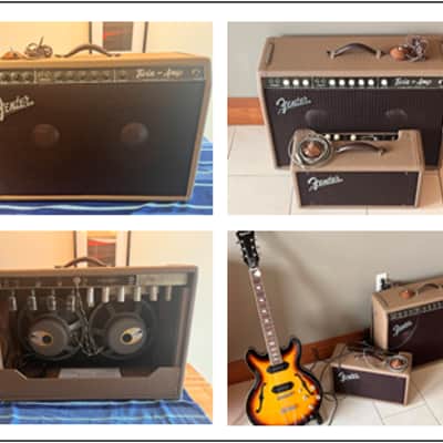 1960 Fender Twin and 1961 Reverb Unit image 11