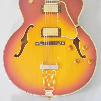 Samick 2001 HJS-650/TR Artist Series Archtop Electric Hollow Body Guitar in Sunburst w/Case image 2