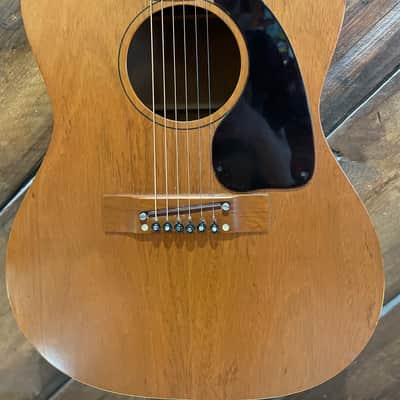 1969 Gibson B-15 Parlor Acoustic Guitar, Natural Mahogany image 5