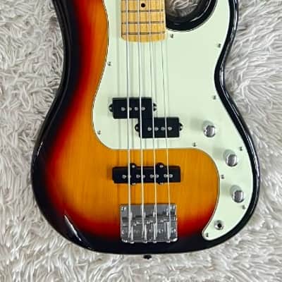 Tagima TW 65 P-Style 4-String Electric Bass Guitar Maple Fretboard, Sunburst image 1