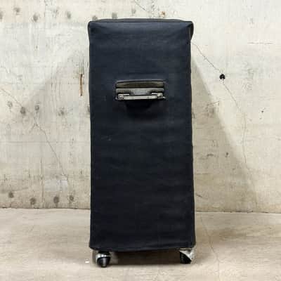 Original Vintage Kustom Tuck & Roll Cab Cover - 2x12 - Black image 4