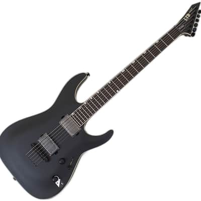 ESP LTD MH-1000B Baritone Guitar Black Satin B-Stock 2215 image 1