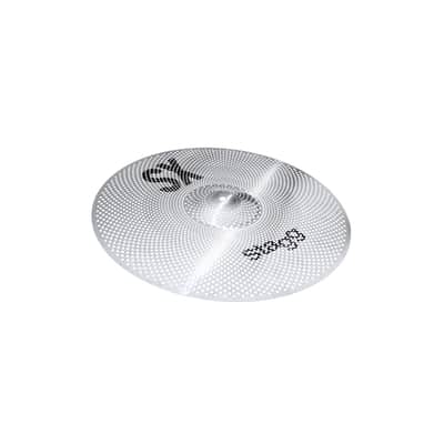 Stagg Silent Practice Cymbal Set l Includes 14 Inch Hi Hats, 16 Inch Crash, 18 Inch Crash, 20 Inch Ride & Cymbal Bag l Model SXM SET image 5