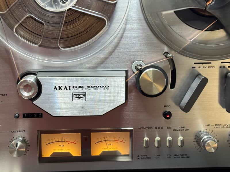 Akai GX-4000D Reel to Reel Tape Recorder GX Head Vintage Tested Serviced image 1