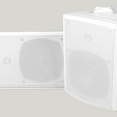 Rockville Rock Zone 8 Ch. Receiver+16) White 5.25" Wall Speakers For Restaurant image 5