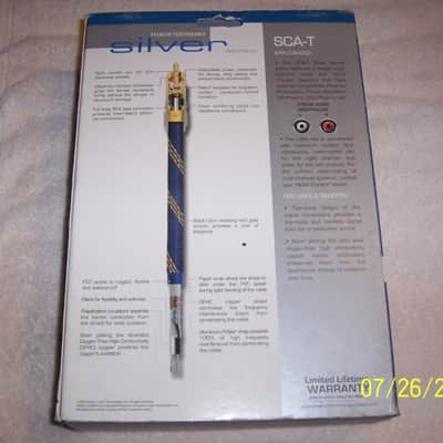 Tributaries Silver Series Analog Audio RCA interconnects SCA-T new image 2