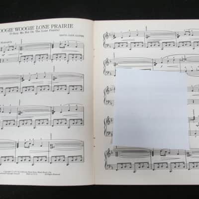Charles Hansen Pub. 1957 David Carr Glover Boogie Woogie Intermediate Piano Book image 3