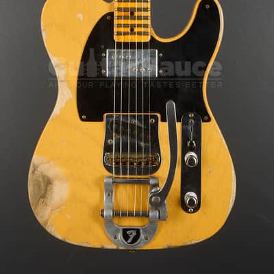 Fender Custom Shop Limited Cunife Telecaster Relic 2021 - Butterscotch (COD 2055UG) image 2