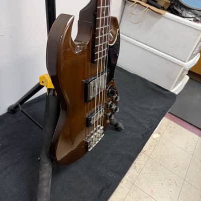 Vintage Gibson EB-3 Walnut Electric Bass Guitar Made in the USA 34" Scale image 10