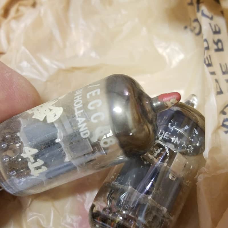 Amperex ONE (1) 6DJ8 AT1000 TESTED Vacuum Tube HP Selected Heerlen ECC88 dual triode 1962-1973 image 1