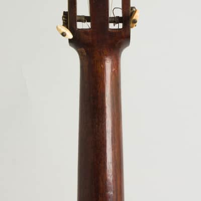 Minstrel Banjo (maker unknown), c. 1870, original black coffin case. image 6