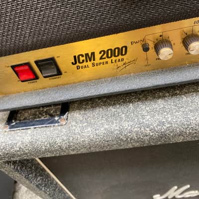 Marshall JCM 2000 DSL 100 Dual Super Lead 2-Channel 100-Watt 4x12" Guitar Amp Half Stack 2000s - Black image 5