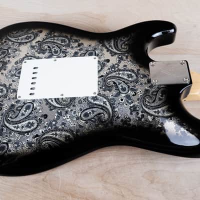 Fender Made in Japan Limited Stratocaster 2025 Black Paisley w/ Bag image 8