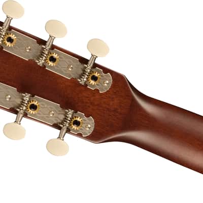 Gretsch Deltoluxe Parlor Walnut FB Tortoiseshell Pickguard Black Top image 6