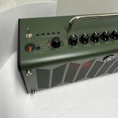 Yamaha THR10X 10 Watt Desk Top Mini Guitar Amplifier High Gain METAL THR 10X Amp Portable Modeling Combo Amp EVH D 2 x 3" Stereo Digital Speakers 2013 - 2018 Camouflage Green Hi-Gain Steel Panther Approved. Original Box. image 6