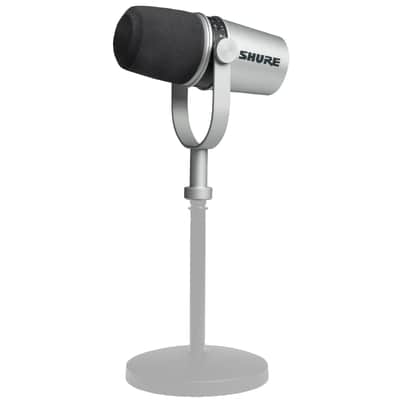 Focusrite Scarlett Solo Audio Recording Interface MV7 Silver Microphone Speakers image 11