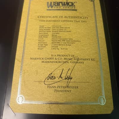 Warwick Pro Series Corvette $$ 2022 - Natural Ash image 2