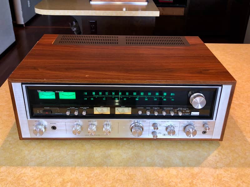 Excellent Vintage 1976 Sansui 8080 Receiver Complete Service and LED Upgrade , Sounds Incredible image 1