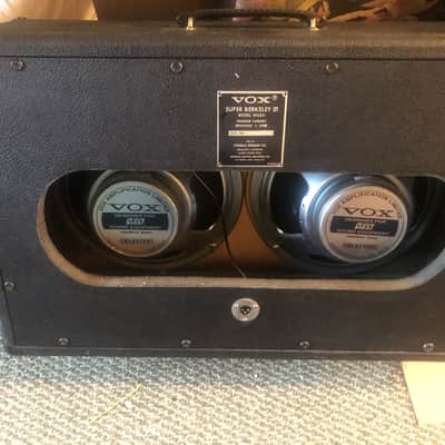 Vintage Circa 1967 Vox Berkeley lll 4083 2X12 Speaker Cabinet image 2