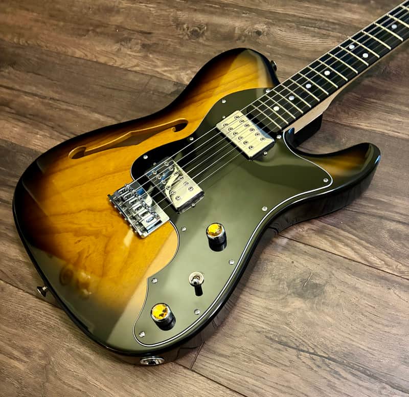 Warmoth  Telecaster Thinline + New Gig Bag image 1