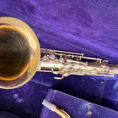 vintage York tenor saxophone image 9