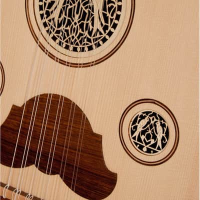 Mid East OUDRN-1 Arabic Oud Sheesham w/Gig Bag & Owner's Guide - Blemished* image 12