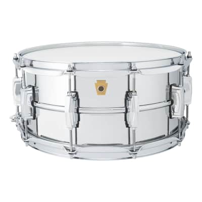 Ludwig Chrome-Over-Brass 6.5x14" Snare Drum w/Imperial Lugs | LB402B | NEW | Authorized Dealer image 1