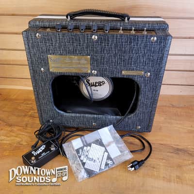 Supro 1610RT Comet 1x10” 14 Watt Combo Amplifier with Supro Two-Button Footswitch, Amp Cover image 4