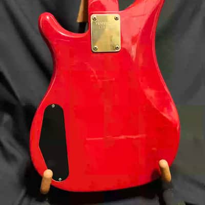 Fernandes FRB-55 MIJ 32" Medium Scale - Red Revolver Bass image 14