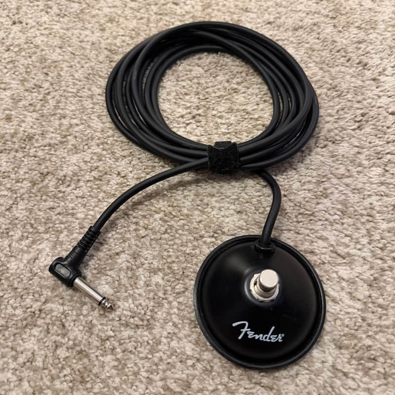 Fender One Button Footswitch - 12' 2010s - Black image 1