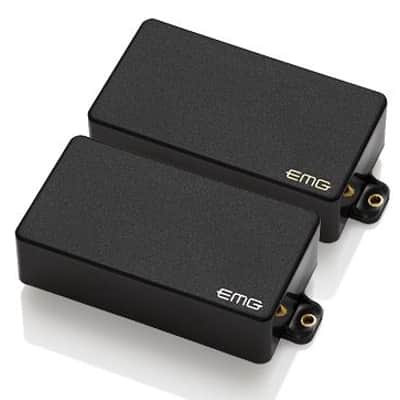 EMG ZW Set Zakk Wylde 81/85 Black Active Humbucker Pickups with Long Shaft Pots-NEW image 1
