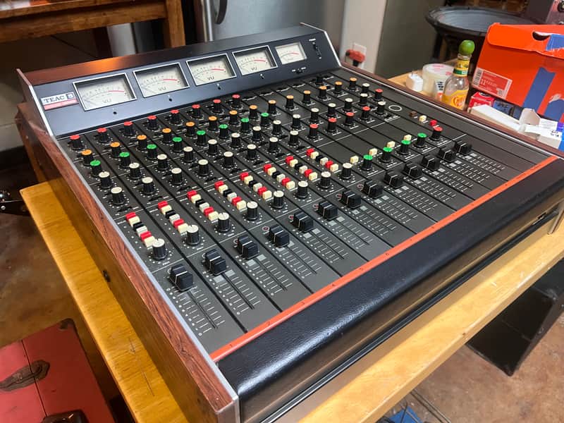 Teac tascam Model 5 1978 vintage analog mixer side cart mixing console Yamaha pm1000 sound workshop image 1