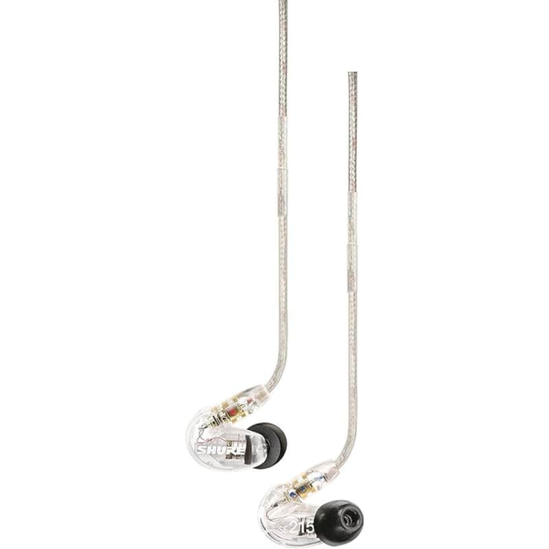 Shure SE215 Professional Sound Isolating In-Ear Monitors- Clear image 1