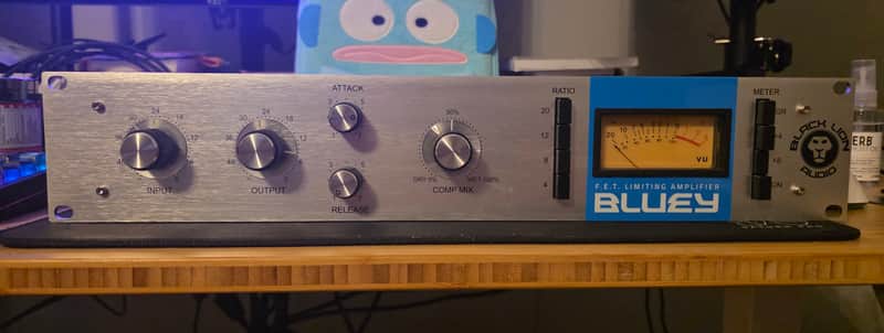 Black Lion Audio Bluey FET Limiting Amplifier / Compressor 2019 - Silver with Blue Stripe image 1