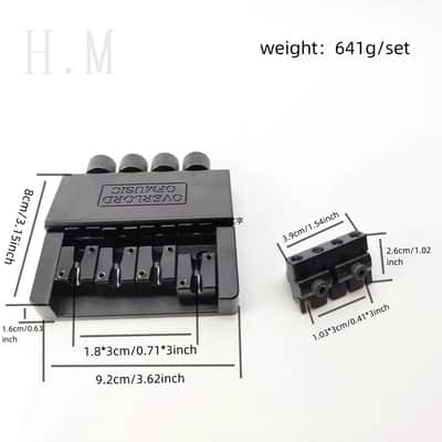 4 String Headless Bass Fixed Bridge System image 18