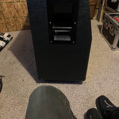 Marshall 1960AV Vintage 280-Watt 4x12" Angled Guitar Speaker Cabinet 1990 - Present - Black image 5