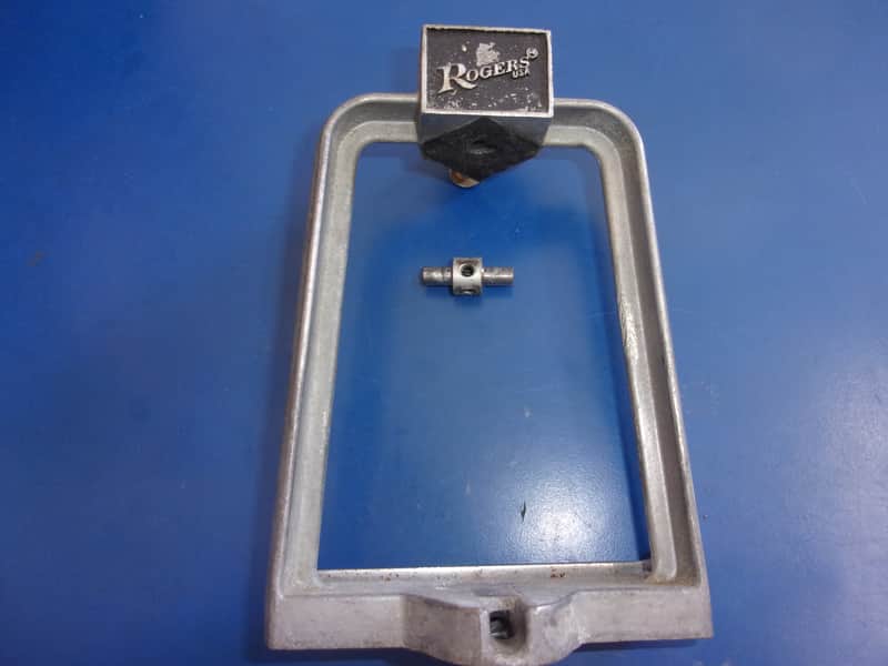 Rogers hi-hat stand parts lot 1970's - Big R Foot pedal bridge and linkage image 1
