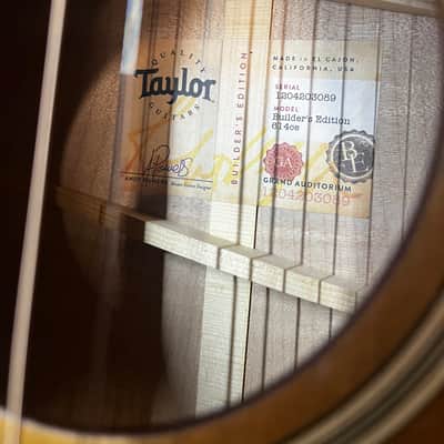 Taylor Builder's Edition 614ce WHB 2019 - Present - Wild Honey Burst image 2