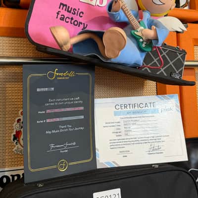 Sondelli Guitars TH CUSTOM Wenge & Kiri Thinline  Exclusive for Al’s Music Factory LEFTY / GAUCHER/ ZURDA  (Weight 2’7 Kg)  2026 image 23