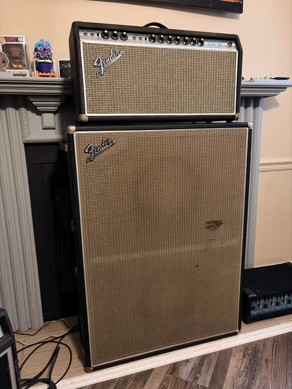 Fender Bandmaster Reverb 68-69 - Silver