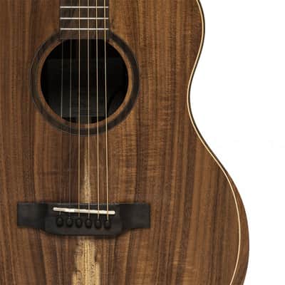 Crafter BIG MINO ALK LH Mino Series Solid Taiwanese Koa Top Mahogany Neck 6-String Acoustic-Electric Guitar w/Gig Bag For Left Hand Players image 4