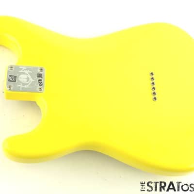Fender Tom Delonge Stratocaster Strat LOADED BODY, Duncan Graffiti Yellow. image 2