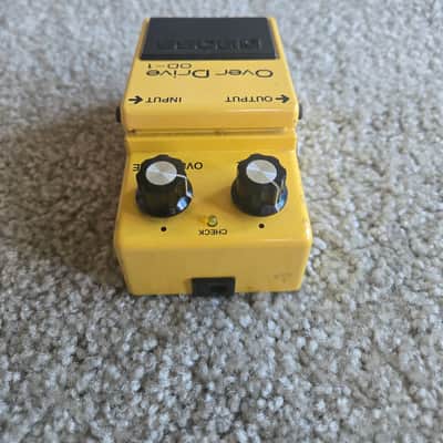 Boss OD-1 Over Drive (Black Label) 1977 - 1985 🚕 Yellow image 3