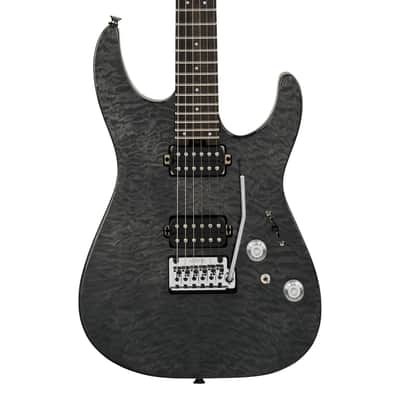 Charvel Pro-Mod Plus Dinky DK24 HH 2PT E QM Electric Guitar - Midnight Ocean image 1